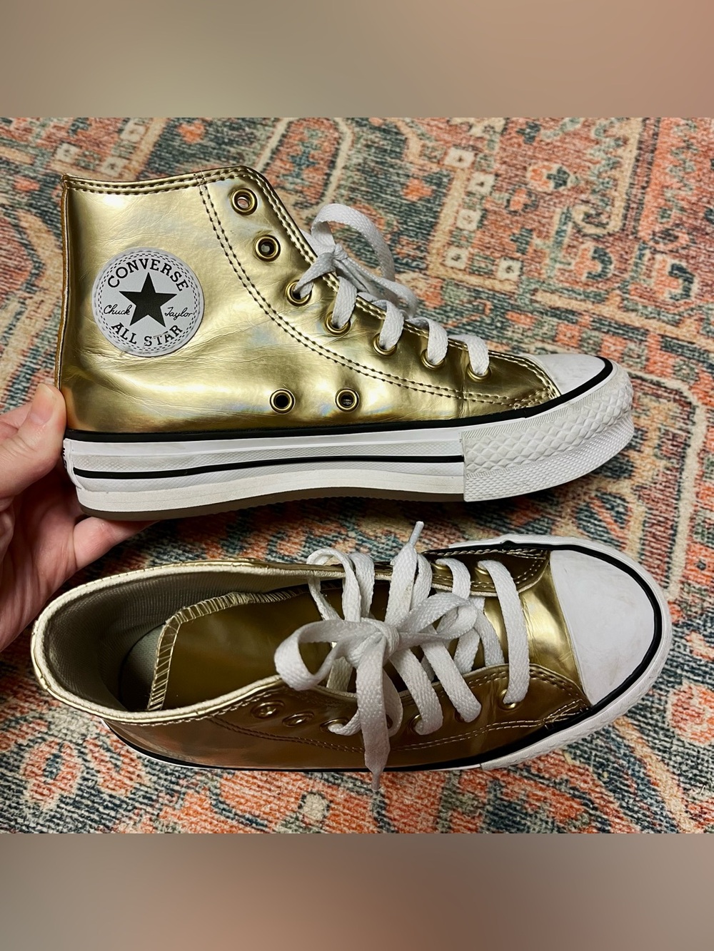 Converse Chuck Taylor All Star Eva Lift Platform High-Top Sneakers - Picture 5 of 11